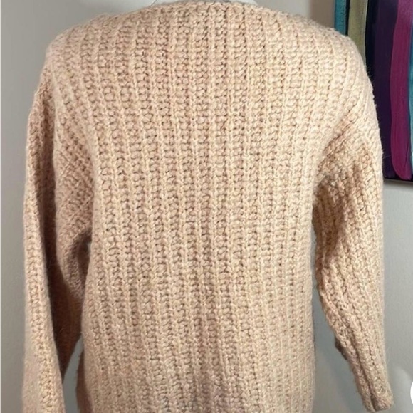 Zara Soft Pink Italian Yarn Sweater - Picture 6 of 6